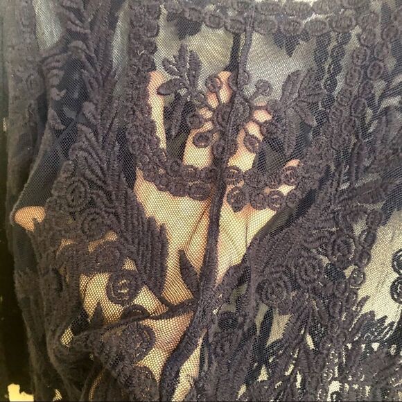 Kenar blue sheer lace top XS - Picture 7 of 9